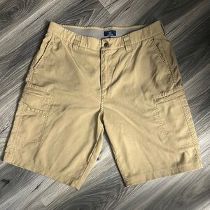 Men's Beige Cargo Shorts